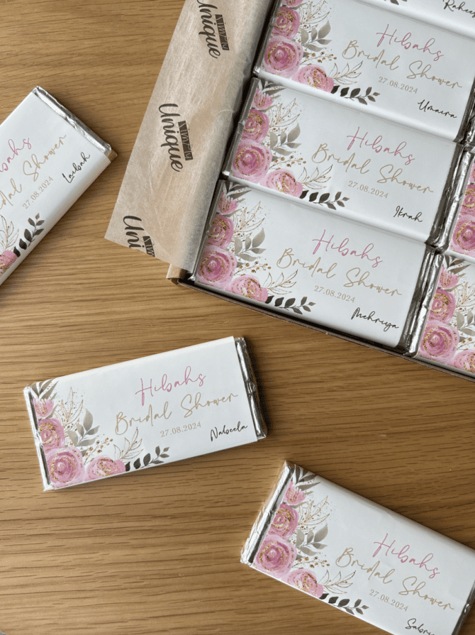 Customised Bridesmaid Bars - Image 7